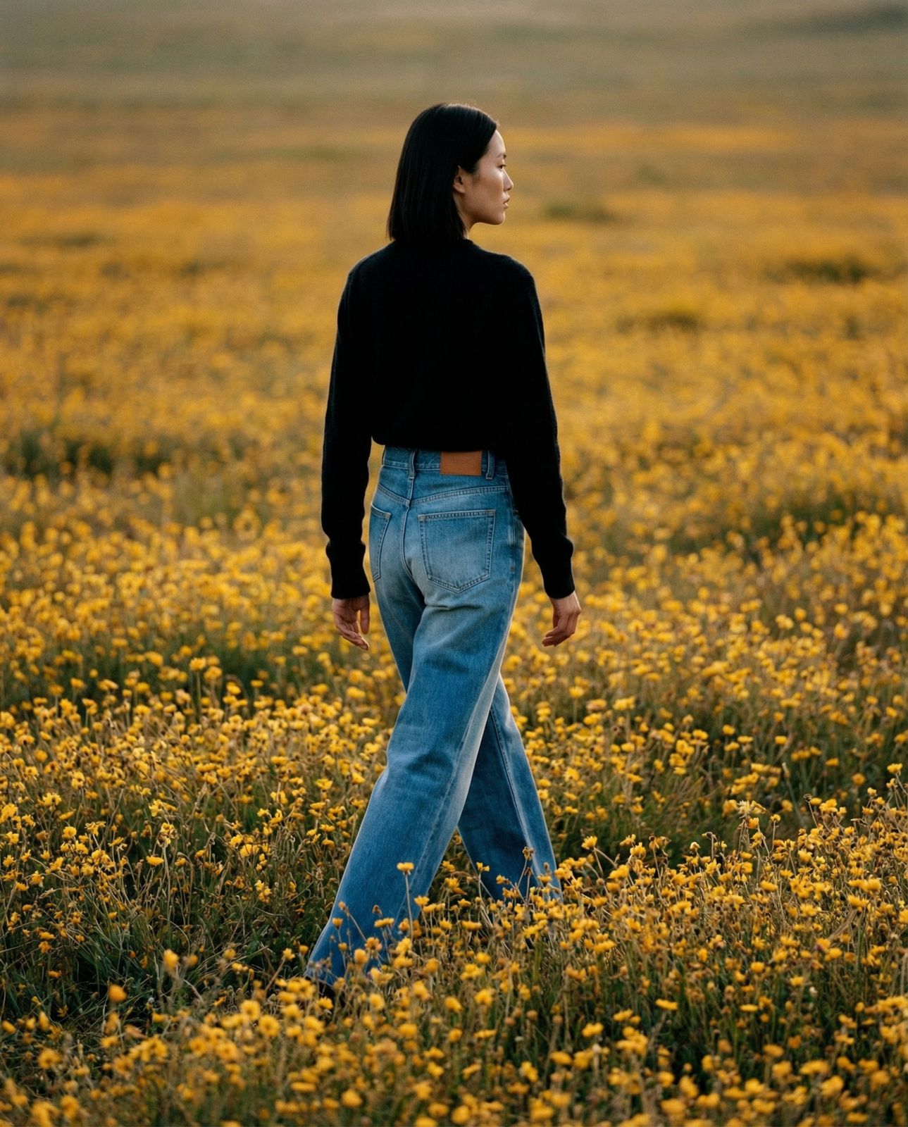 Chloé High-Rise Cropped Jeans in Denim