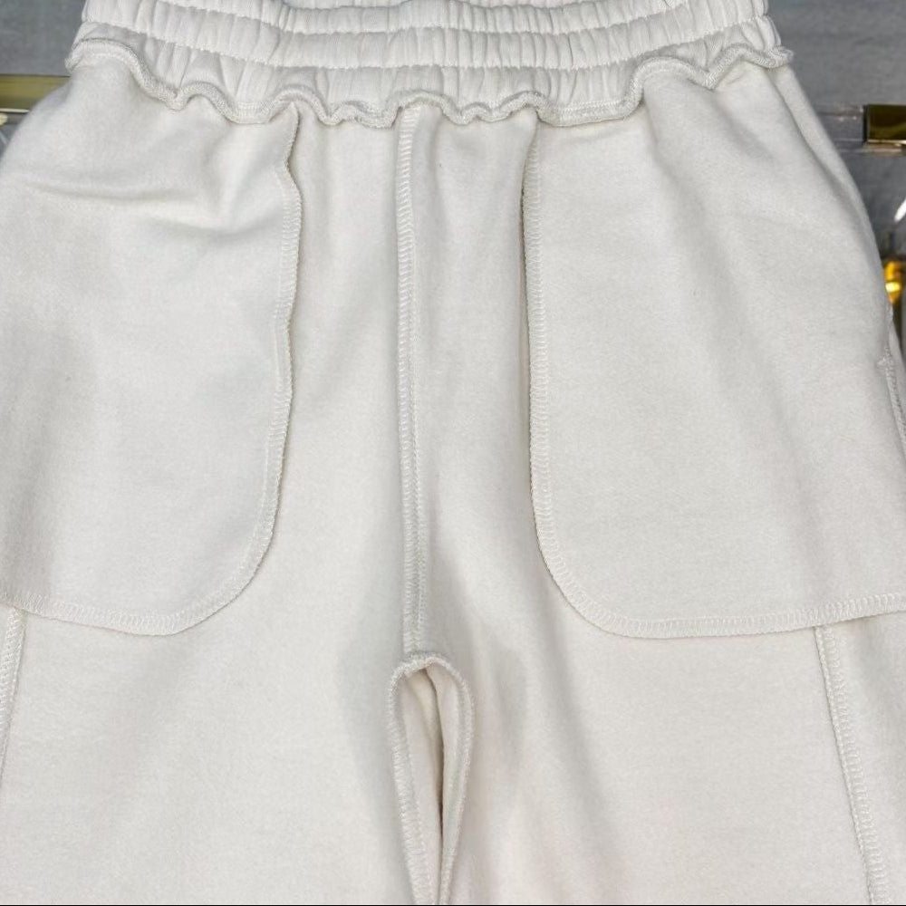 Scuba Mid-Rise Wide-Leg Pants