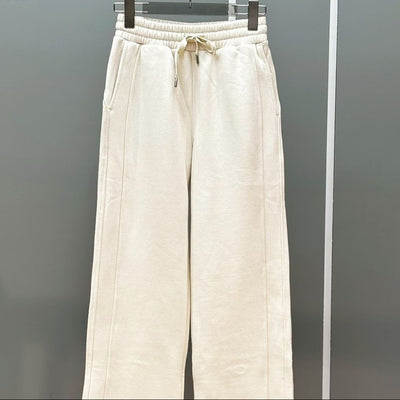 Scuba Mid-Rise Wide-Leg Pants