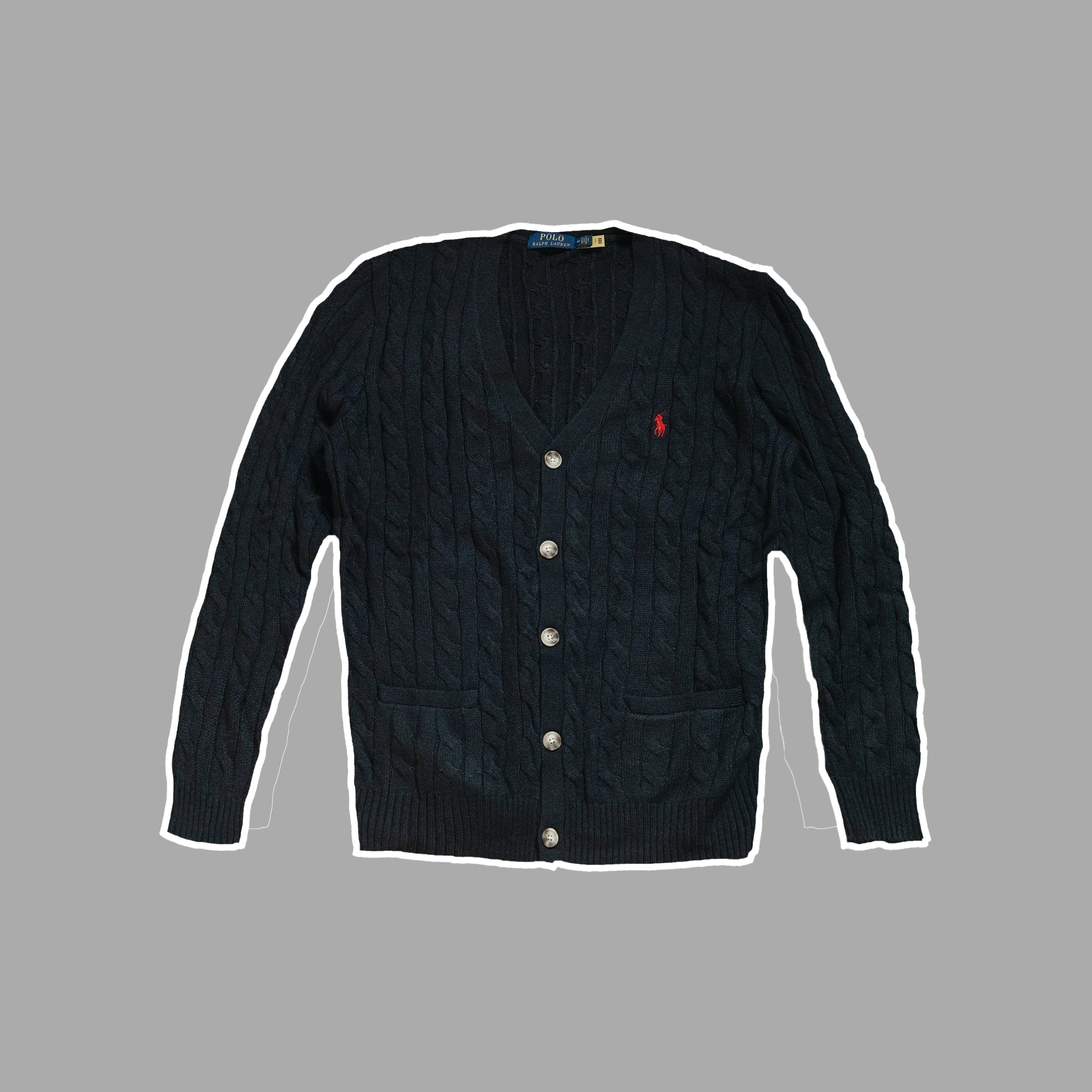 Cable-Knit Cotton Cardigan