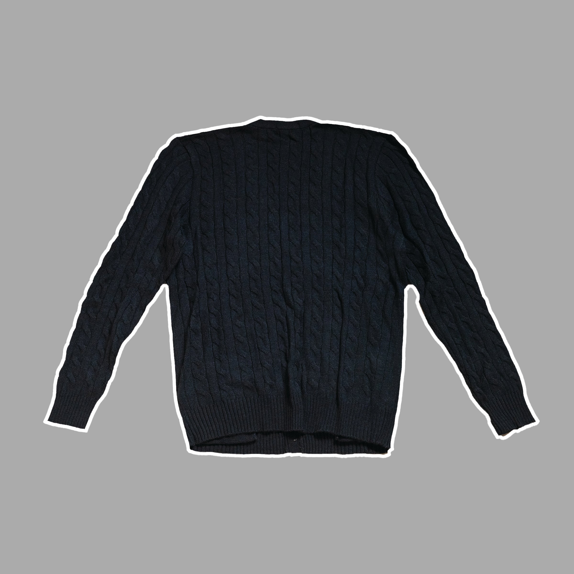 Cable-Knit Cotton Cardigan