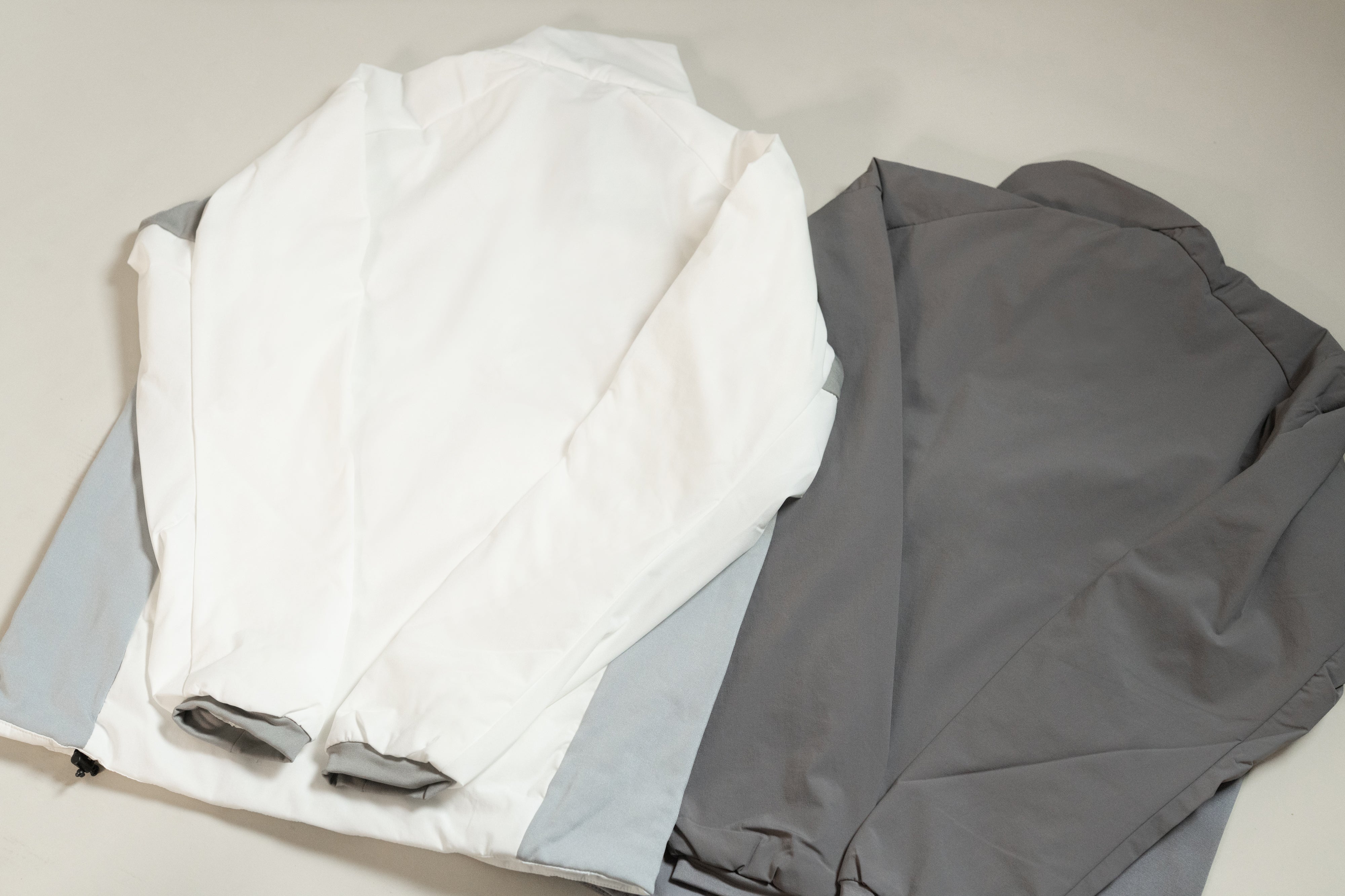 Atom Jacket | White & Grey