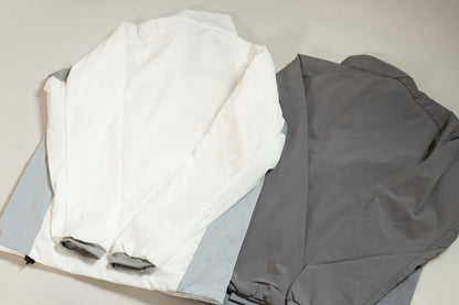 Atom Jacket | White & Grey