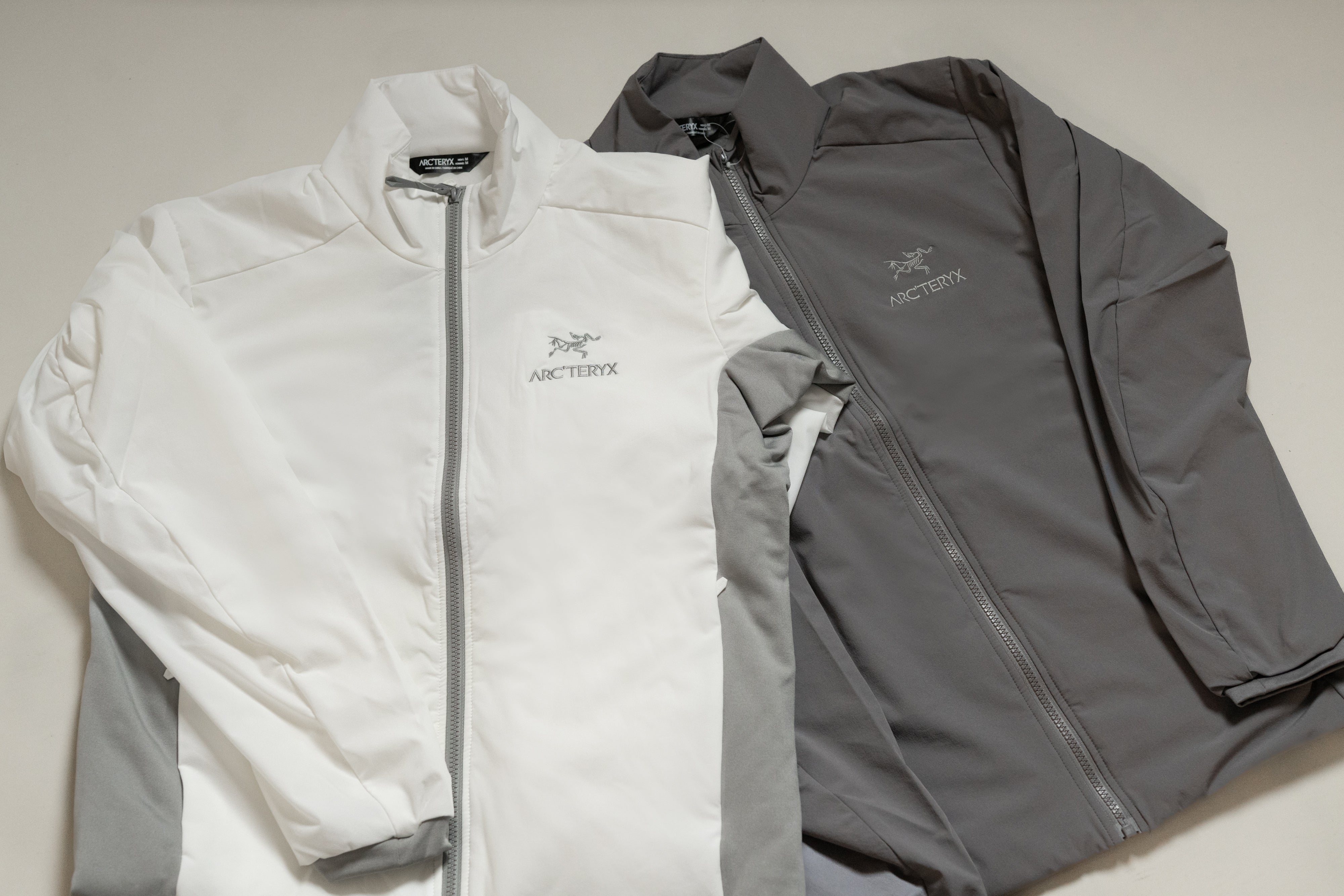 Atom Jacket | White & Grey