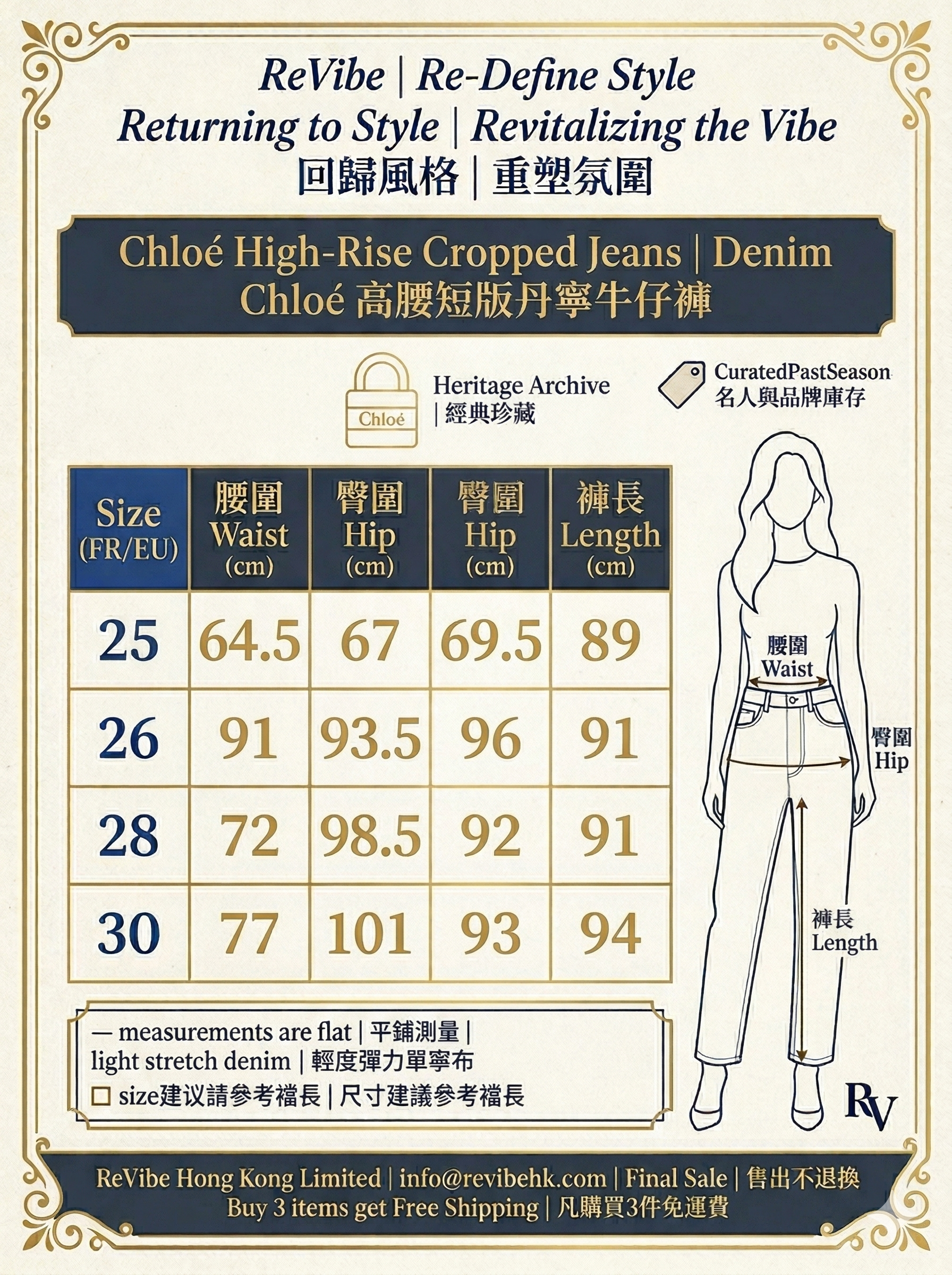 Chloé High-Rise Cropped Jeans in Denim