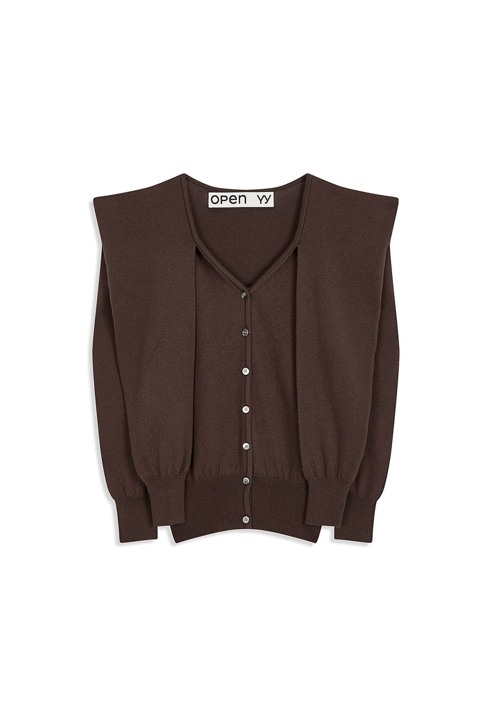 Sleeve layered cardigan