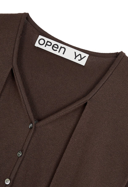 Sleeve layered cardigan