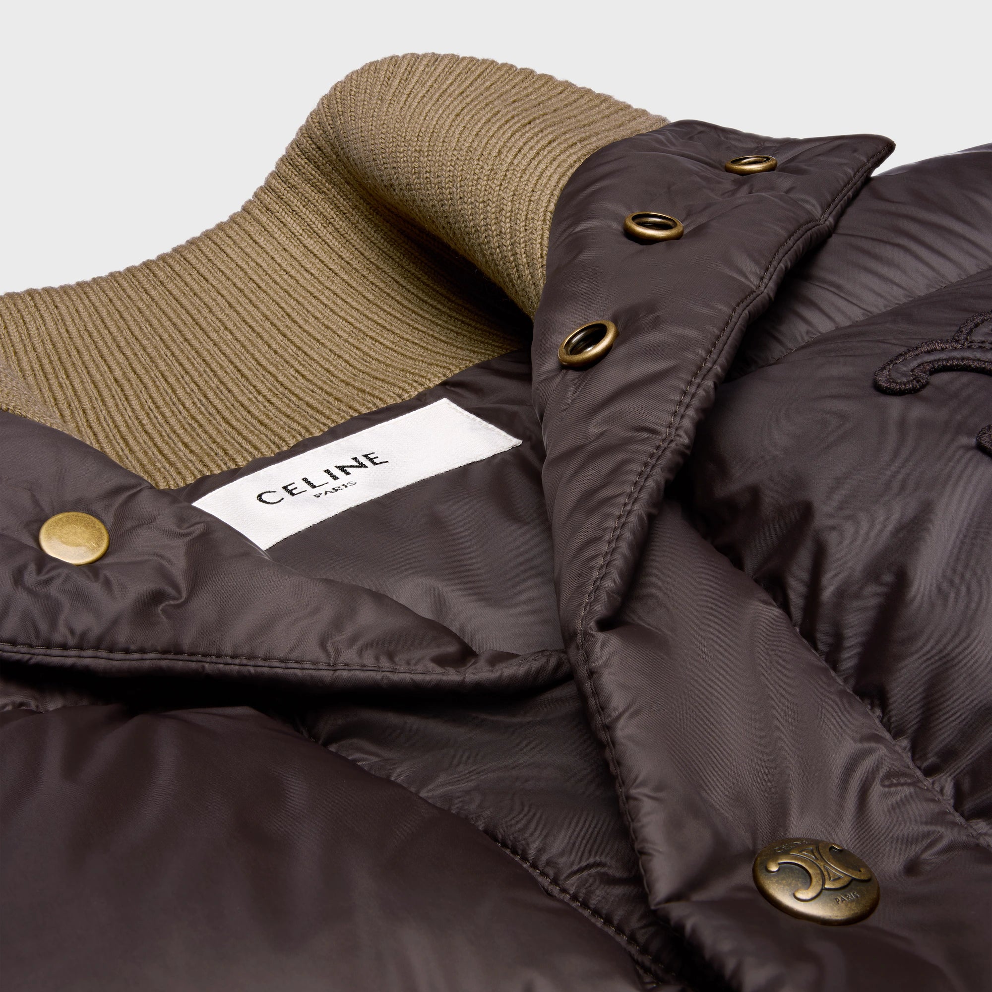 Sleeveless Puffer Jacket in Light Nylon