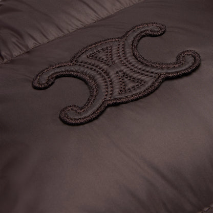 Sleeveless Puffer Jacket in Light Nylon