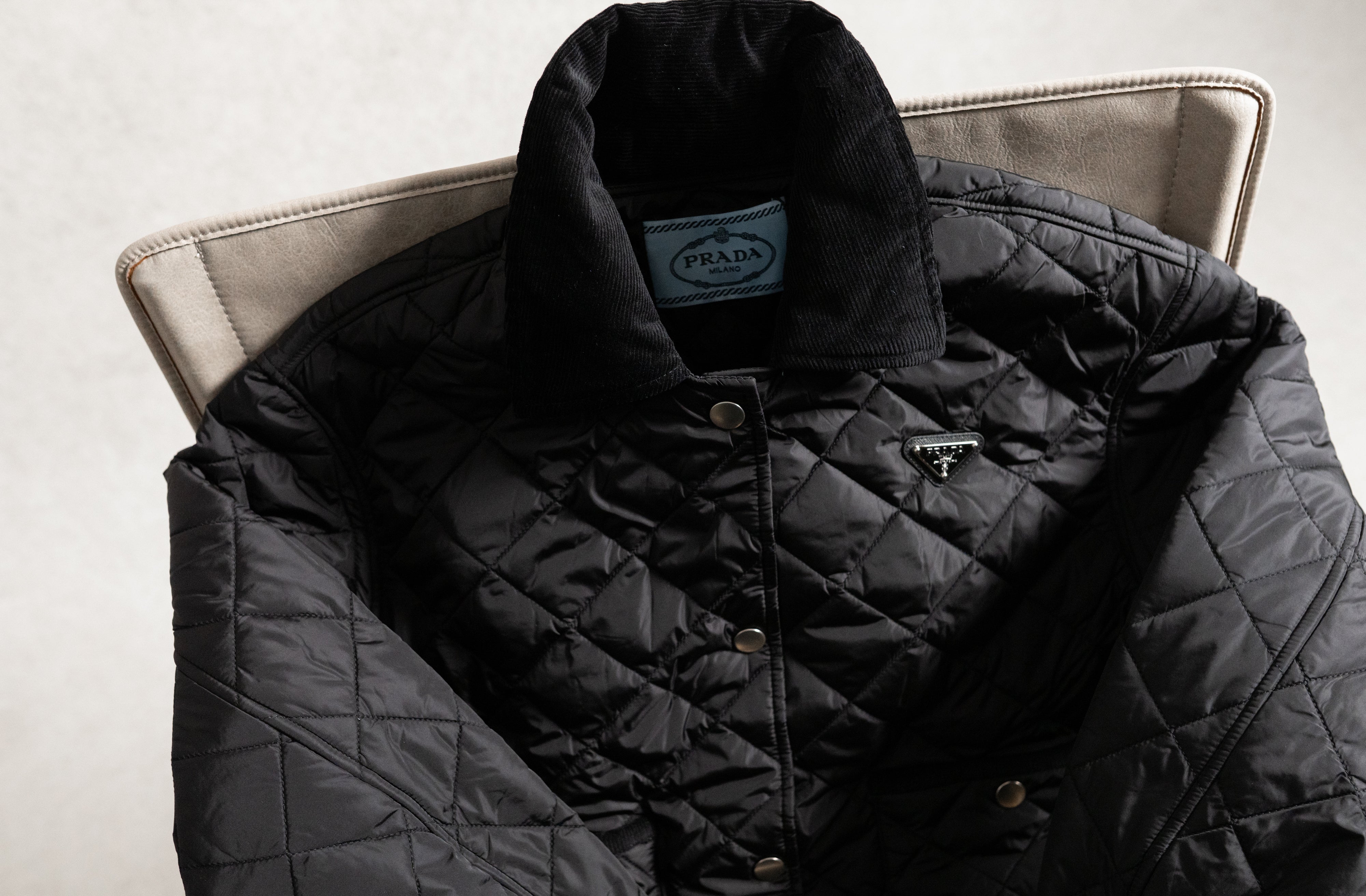 Light Re-Nylon cropped jacket