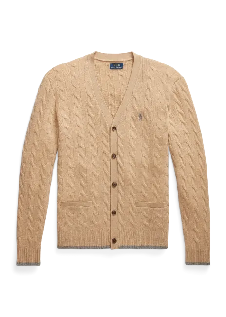 Cable-Knit Cotton Cardigan